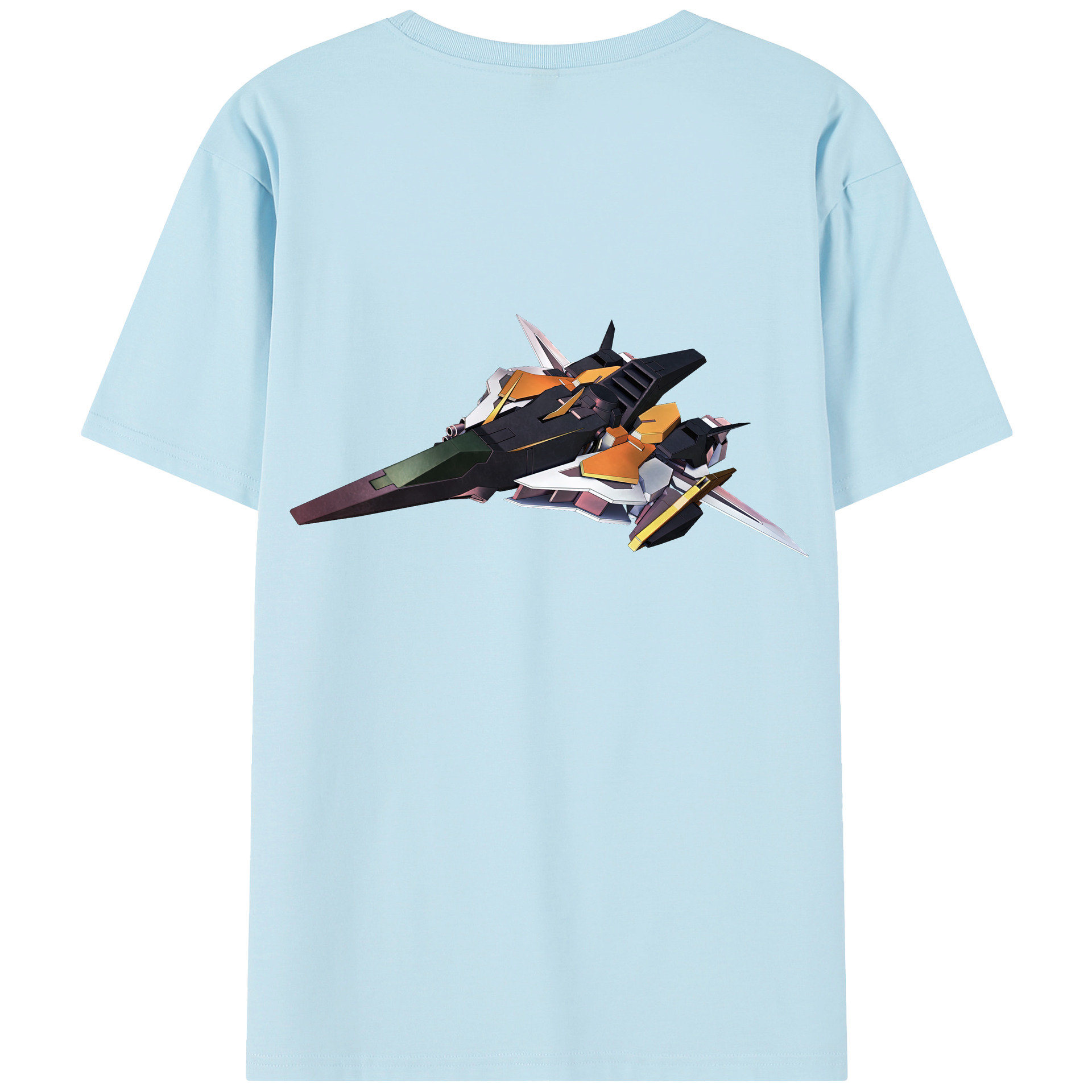 （画像用） 機動戦士ガンダム Mobile Suit Gundam 綿100％半袖Tシャツ（背面プリント）